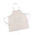 Kids apron with pocket in 100% cotton - Striped
