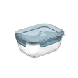 Glass storage box - ovenproof & airtight - 18x14 cm