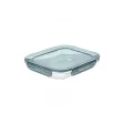 Glass storage box - ovenproof & airtight - 23x18 cm - low