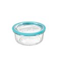 Glass storage box with glass lid - oven safe - 14 cm