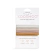 Hair elastics Golden - plastic-free - round - 8 pcs