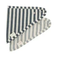 Bibs in organic cotton - Cold Stripe - 2 pcs