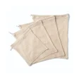 Food bags in organic cotton - Set of 4
