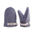 Mini oven mitts in organic cotton - Dark Blue