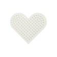 Biobeads bead plate - small heart - 7x8 cm