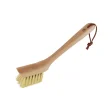 Wooden dish brush - with scraping edge - coarse