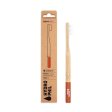 Bamboo toothbrush - Medium - Red