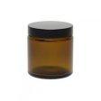 Cream jar in brown glass - 120 ml.