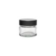 Cream jar in clear glass - 15 ml.