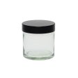 Cream jar in clear glass - 60 ml.