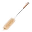 Bottle cleaner with wooden handle