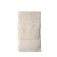 Guest towel in organic cotton 30 x 50 cm. - Natural White