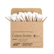 Cotton swabs in organic cotton and bamboo - 100 pcs
