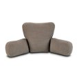 Kapok pram cushion - Dusted Brown