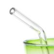 Glass straw - 8 mm - with kinks