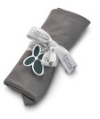 Nursing pillow cover in organic cotton - Dusted Brown