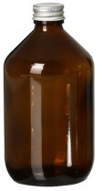 Empty glass bottle - 1000 ml. - for DIY liquid soaps