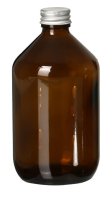 Empty glass bottle - 500 ml. - for DIY liquid soaps