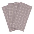 Fabric napkins - Lavender Check - set of 4.