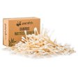Bamboo cotton swabs with organic cotton - 200 pcs.