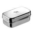 Snack box in stainless steel