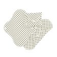 Fabric panty liners, Active - Black Dots - 3 pcs