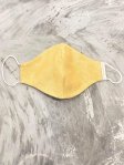 Fabric mask - Gold - upcycled textile - 1 pc.