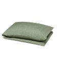 Eye pillow with wheat kernels - Olive Green