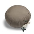 Kapok Zafu yoga cushion - meditation cushion - Cool Grey