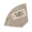 Reusable coffee filter in linen