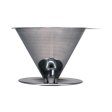 Reusable steel coffee filter