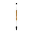 ZAO duo eyebrow brush in bamboo