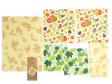 Bee's Wrap beeswax paper set - Forrest & Fruit - 7 pcs
