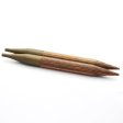 KnitPro replaceable round wooden sticks - Ginger - Short sticks - several sizes
