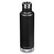 Thermos bottle in stainless steel - Pour Through - Black - 750 ml.