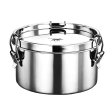 Lunch box in stainless steel - Round