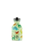 Kids water bottle with straw - 250 ml - Jurassic Friends