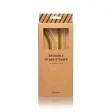 Rebottled glass straws - Mix - 4 pcs