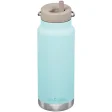 Klean Kanteen thermos bottle in stainless steel - TKWide - 946 ml. - Twist Cap - Blue Tint