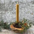 Calendar candle in beeswax - block candle