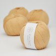 Organic cotton yarn 50g - Dark yellow 06