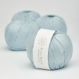 Organic cotton yarn 50g - Light blue 22