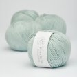 Organic cotton yarn 50g - Mint green 32