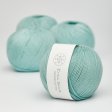 Organic cotton yarn 50g - Dark Mint green 33