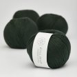 Organic cotton yarn 50g - Bottle green 45