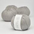 Organic cotton yarn 50g - Light gray 48