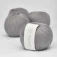 Organic cotton yarn 50g - Gray 49