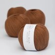 Organic cotton yarn 50g - Cognac 52