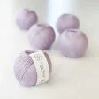 Organic cotton yarn 50g - Light Purple 57