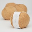Organic merino wool yarn 50g - Dark yellow 06